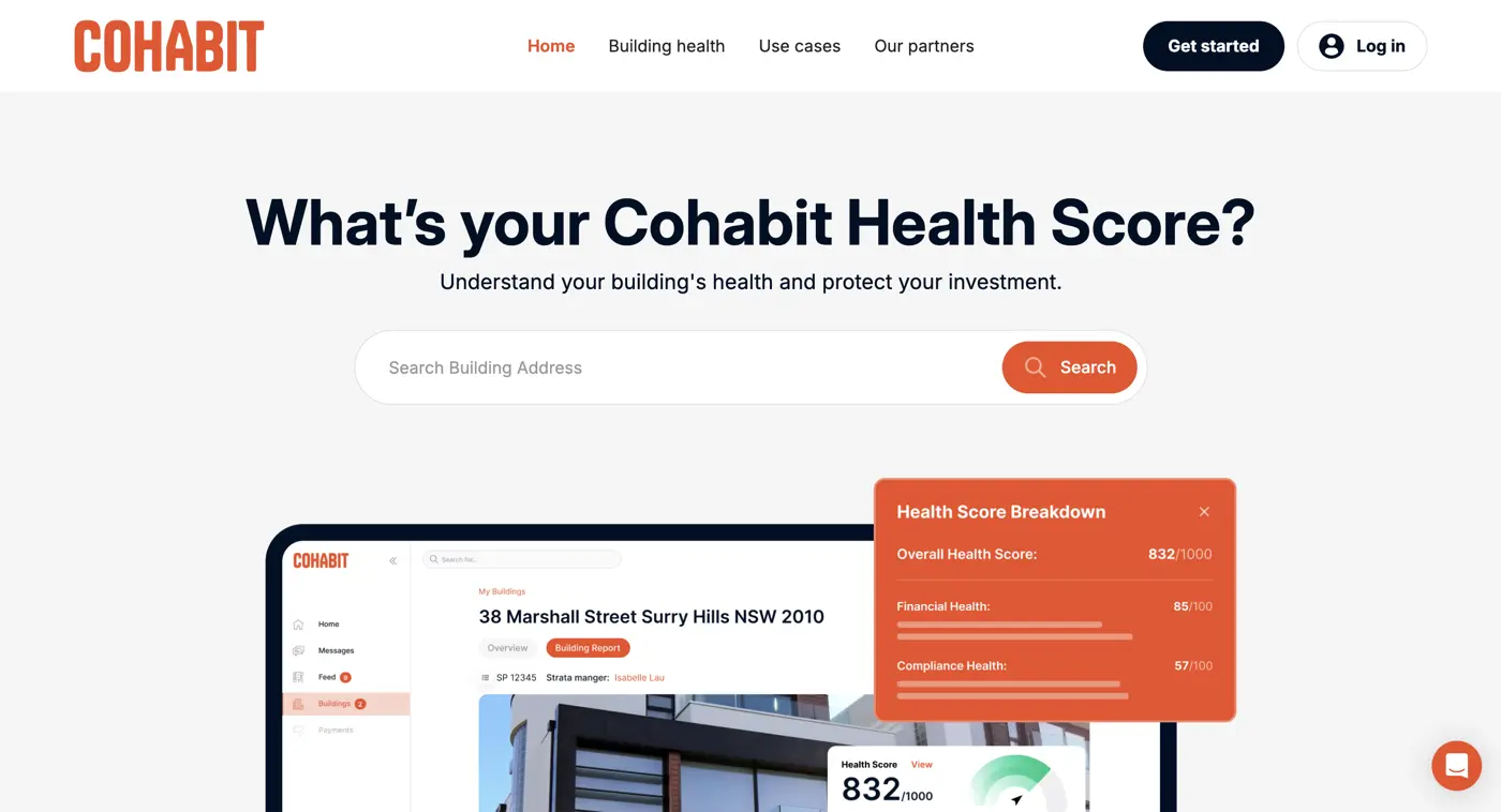 Cohabit project screenshot
